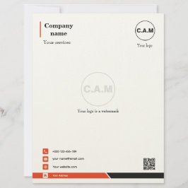 Elegant Letterhead Template for Personal Brands Briefhoofd