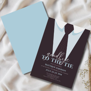 Elegant leuk afscheid van het Stropdas Mannen Kaart