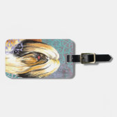 Elegant Lhasa Apso Bagagelabel (Voorkant horizontaal)