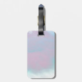 Elegant Libra Zodiac Sign Moeder parelstijl Bagagelabel (Achterkant verticaal)