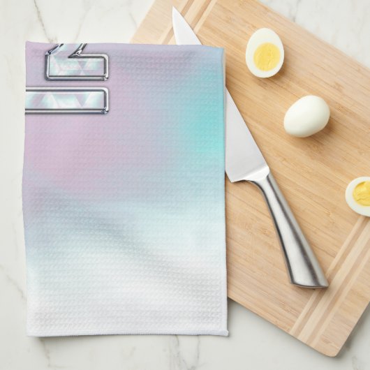 Elegant Libra Zodiac Sign Moeder parelstijl Theedoek (Quarter Fold)