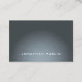 Elegant licht en schaduw modern design Luxe Visitekaartje (Voorkant)