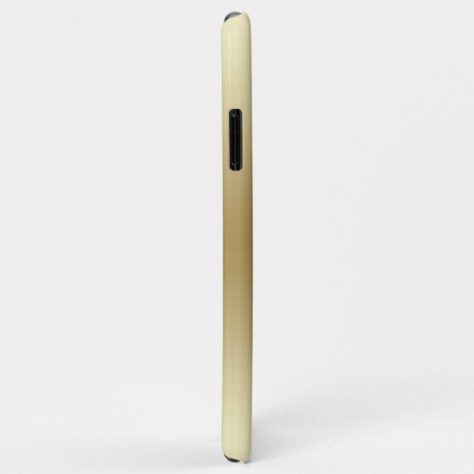 Elegant Licht Goud Teal Case-Mate iPhone Case (Achterkant/rechts)