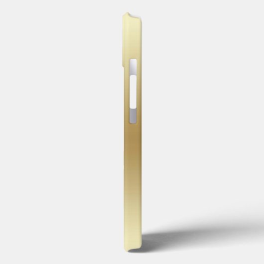 Elegant Licht Goud Teal Case-Mate iPhone Case (Achterkant / Links)