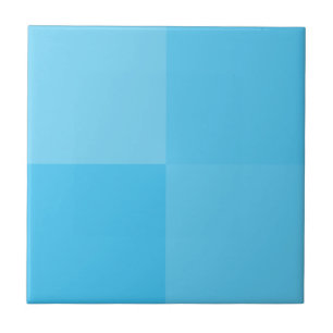 Elegant licht hemelsblauw vierkantjes minimalistis tegeltje