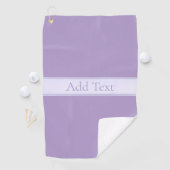  Elegant Licht Lavendel Paarse Golfhanddoek (Insitu)