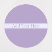  Elegant Licht Lavendel Paarse Labels (Design 1)