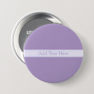 Elegant Licht Lavendel Paarse Ronde Button 7,6 Cm