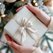 Elegant lichtblauw wit gestreept inpakpapier