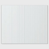 Elegant lichtblauw wit gestreept inpakpapier (Vlak)