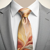 Elegant lichtgekleurd marmer stropdas