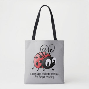 Elegant lieveheersbeestje silhouet Tas - Favoriete