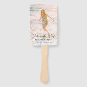 Elegant Life Celebration Order of Service Funeral Handwaaier (Voorkant)