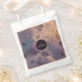 Elegant Light Boho Floral Arch Roos Gold Wedding Bedankzakje (Geknipt)