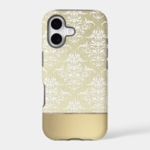 Elegant Light Gold-achtig  Damaserpatroon