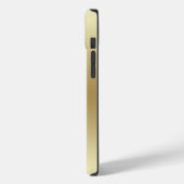 Elegant Light Gold Blauwgroen iPhone 14 / iPad cas Case-Mate iPhone Case (Achterkant / Links)