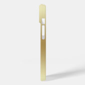 Élégant Light Gold Turquoise iPhone 14 / coque ipa (Verso / Gauche)