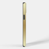 Élégant Light Gold Turquoise iPhone 14 / coque ipa (Verso / Droite)