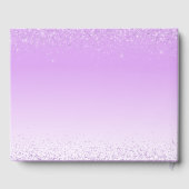 Elegant Light Paars Personalized Quinceanera Gastenboek (Achterkant)