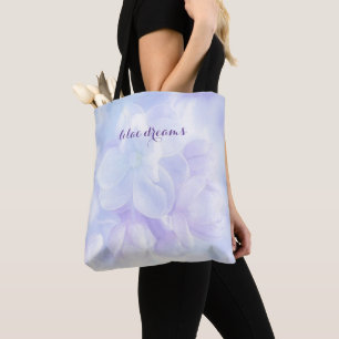 Elegant Light Paarse Lila Flowers Design Draagtas