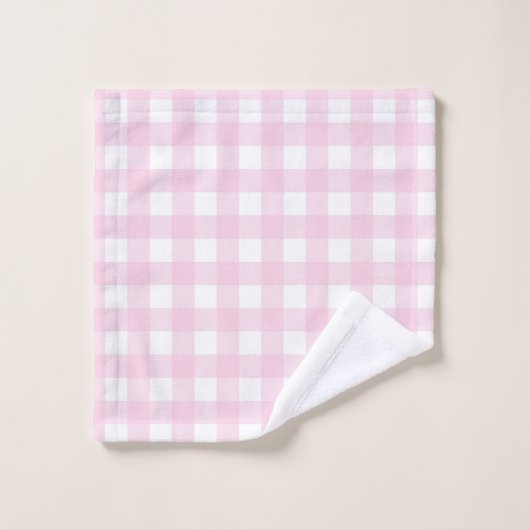 Elegant Light Pink Towels Soft Modern Bathroom (Gant de toilette)