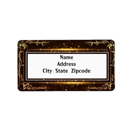 Elegant Lijst Etiket (Voorkant)