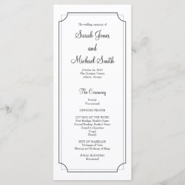 Elegant Lijst huwelijksprogramma Programma