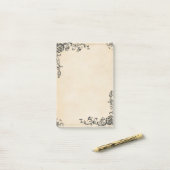 Elegant Lijst oud papier Post-it® Notes (Op bureau)