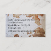 Elegant  Lijst Professional Visitekaartje (Achterkant)