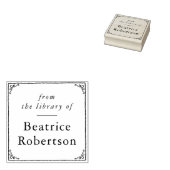 Elegant Lijst uit de Bibliotheek van Rubberstempel (Gestempeld)