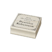 Elegant Lijst uit de Bibliotheek van Rubberstempel (Stempel)