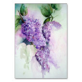 Elegant Lila Flowers Wedding Kaart (Achterkant)