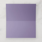 Elegant Lila lavender Klassieke bruiloft met scrip (Binnenkant ongevouwen)