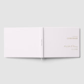 Elegant Lila minimalistisch Gastenboek (Volledig)