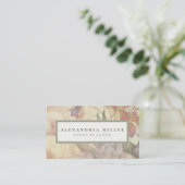 Elegant Lilies & Wild Flowers | Ecru Visitekaartje (Staand voorkant)