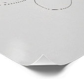 Elegant Line Art Female Portrait Poster – Soft Pea (Coin)