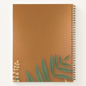 Elégant Livre de recettes de famille de verdure (Dos)