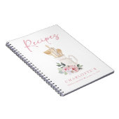 Élégant livre de recettes de Fête des mariées rose (Côté Droit)