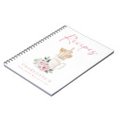 Élégant livre de recettes de Fête des mariées rose (Côté gauche)