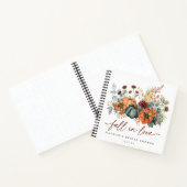 Elégant livre d'hôtes Fête des mariées d'automne (Intérieur)