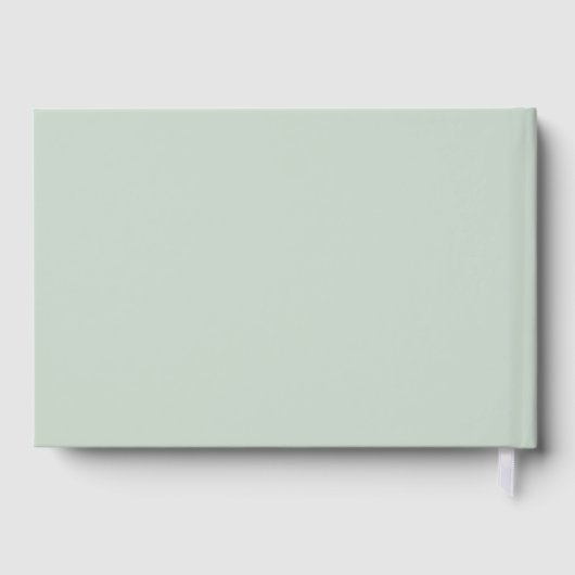 Elégant livre d'hôtes Fête des mariées d'automne (Verso)