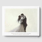 Élégant livre d'hôtes Livre d'or Botanique Wreath  (Verso)