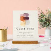 Élégant livre d'hôtes Mariage de feuilles d'automn (Mariage)