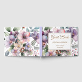 Elégant livre d'hôtes mariage floral aquarelle (Complet)