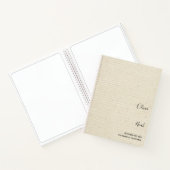 Élégant livre d'hôtes Mariage moderne (Intérieur)