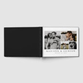 Elégant livre d'hôtes moderne Four Photo Mariage (Complet)