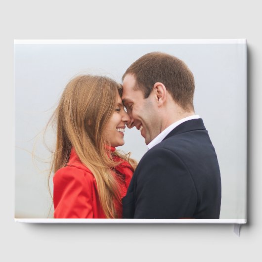 Élégant livre d'invité Mariage photo (Verso)