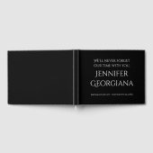 Élégant livre d'invités funéraires/commémoratifs (Complet)