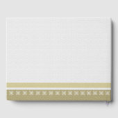 Élégant livre d'or commémoratif ou funéraire (Verso)