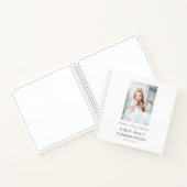 Elégant livre d'or de la première communion de fil (Intérieur)